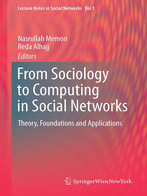 cover image of From Sociology to Computing in Social Networks